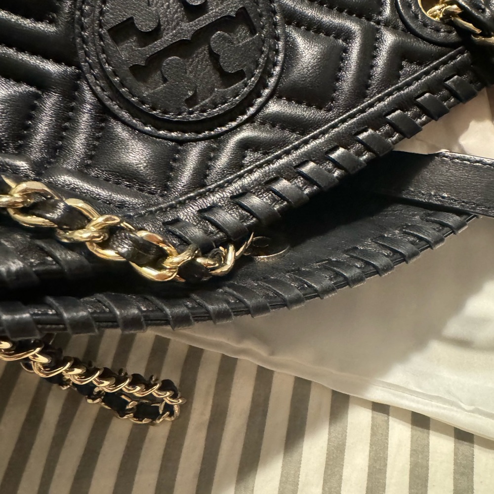 Tory Burch Black Tote(Marion tote) - Picture 12 of 14